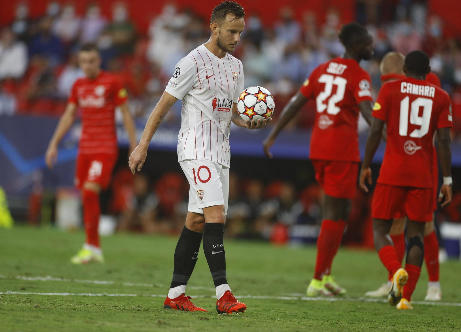 Las imágenes del Sevilla fc Salzburgo