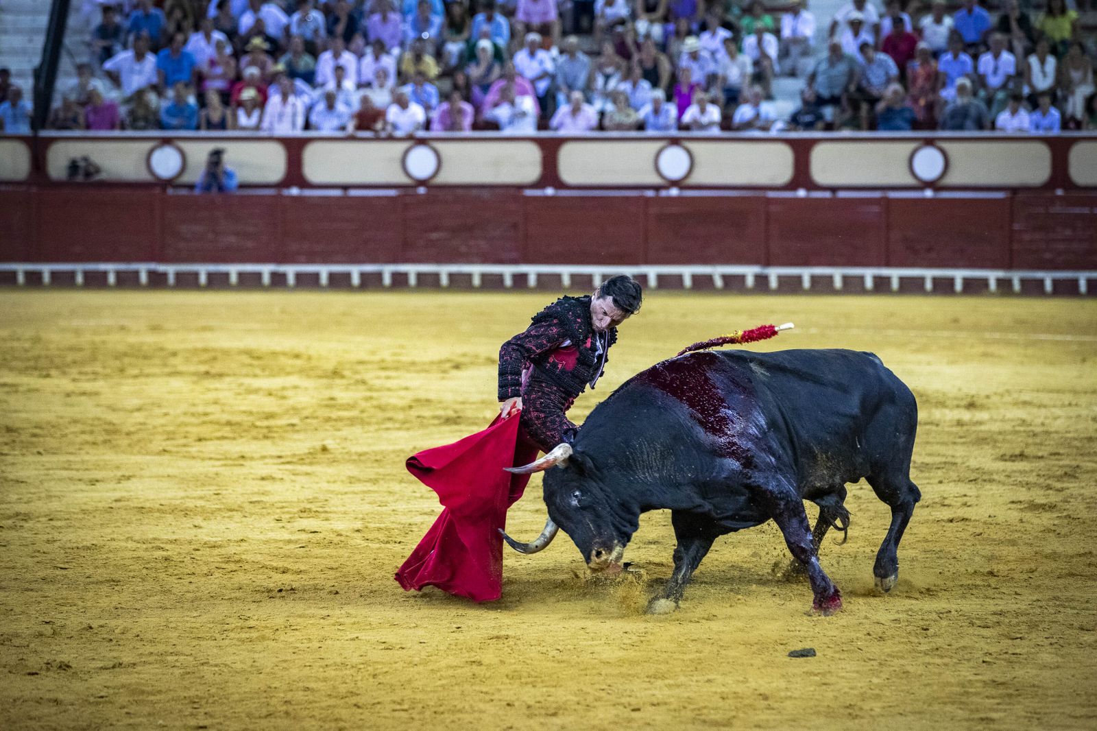 Diego Urdiales, Sebastián Castella y Daniel Luque, en la plaza de toros de El Puerto