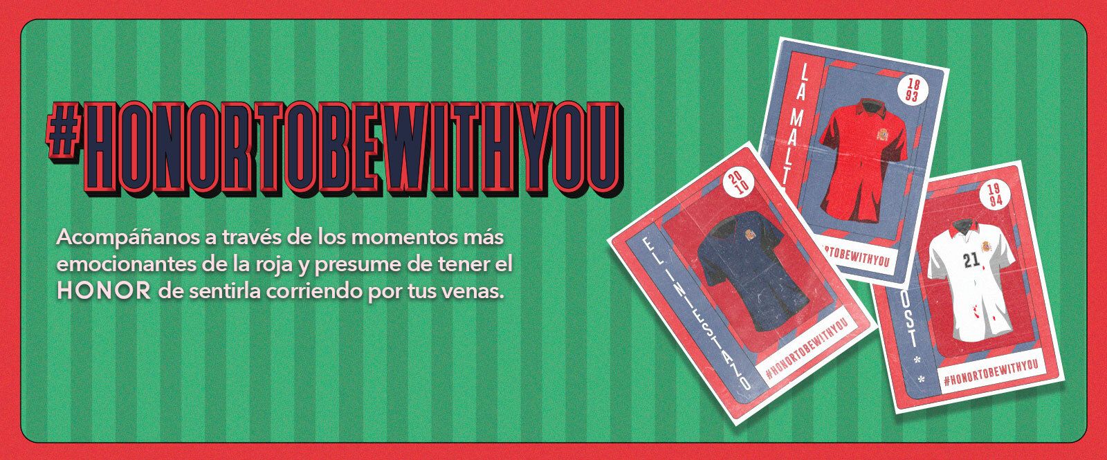 Honor invita a los futboleros a recordar sus momentos favoritos con #HONORToBeWithYou
