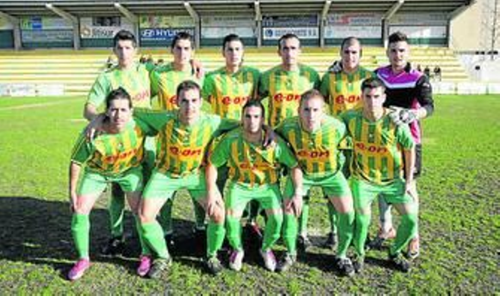 La formación gualdiverde que derrotó al Chiclana CF.