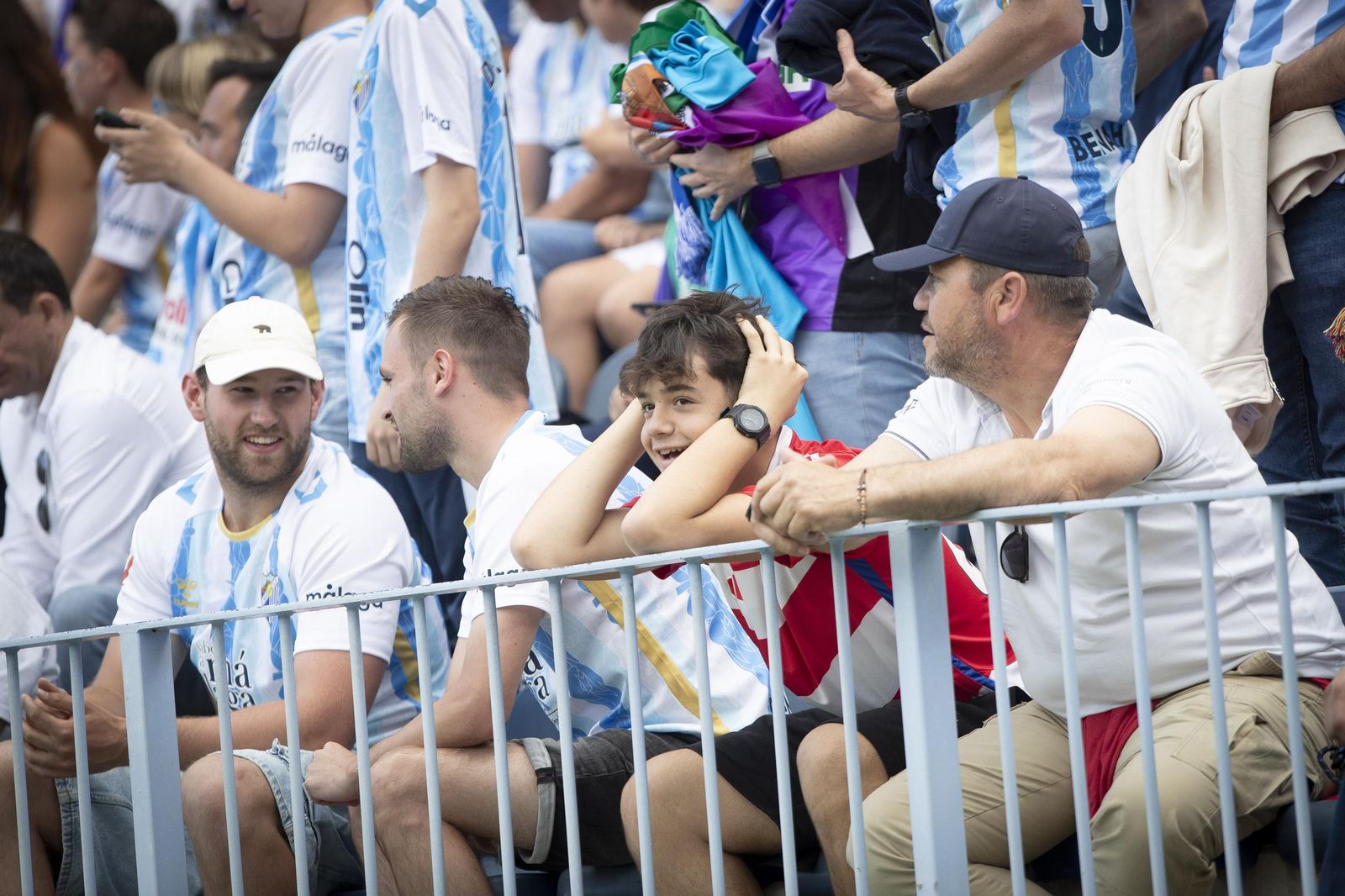 Las imágenes del partido entre el Málaga y el Granada CF