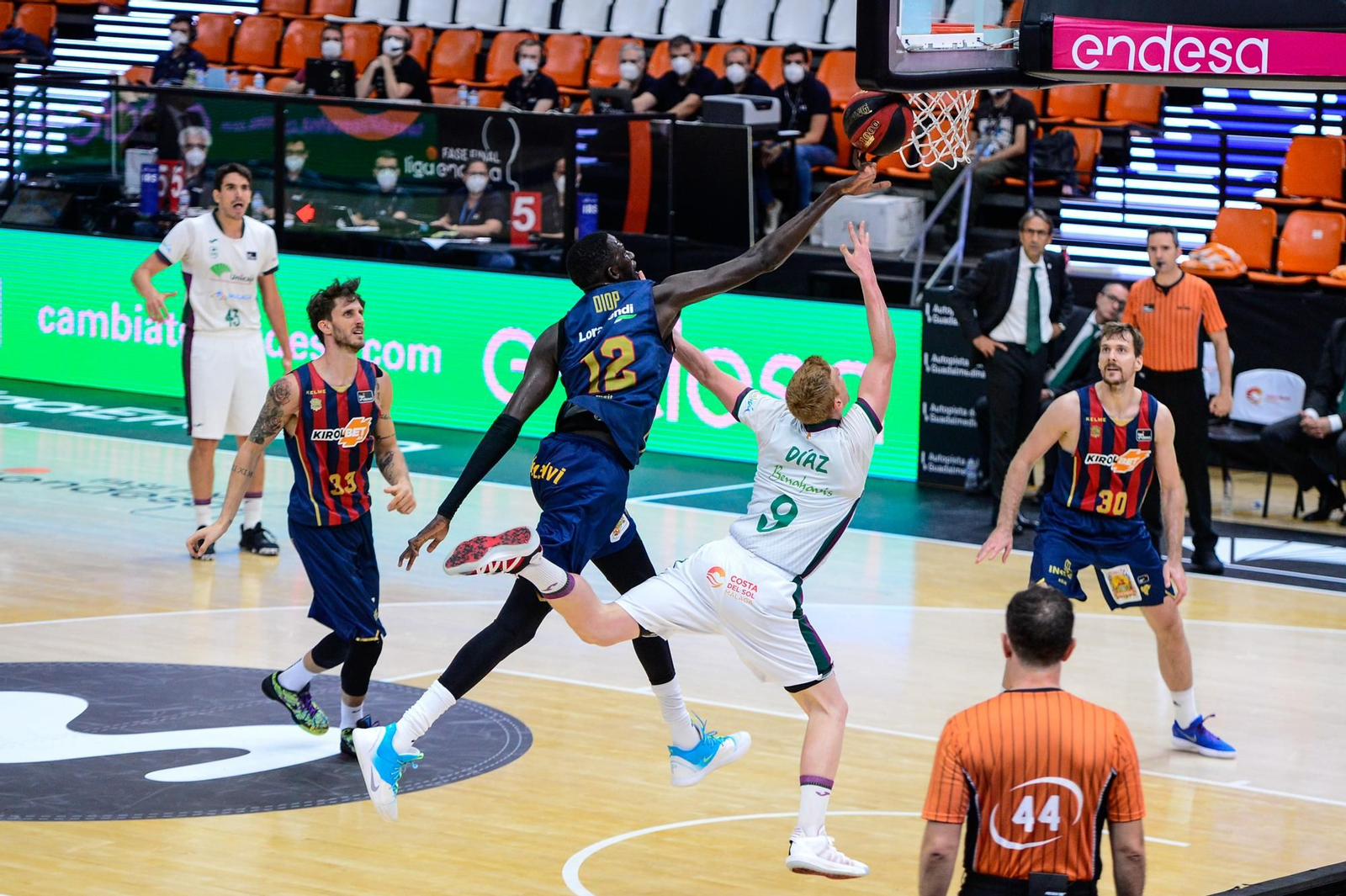 El Baskonia-Unicaja, en fotos