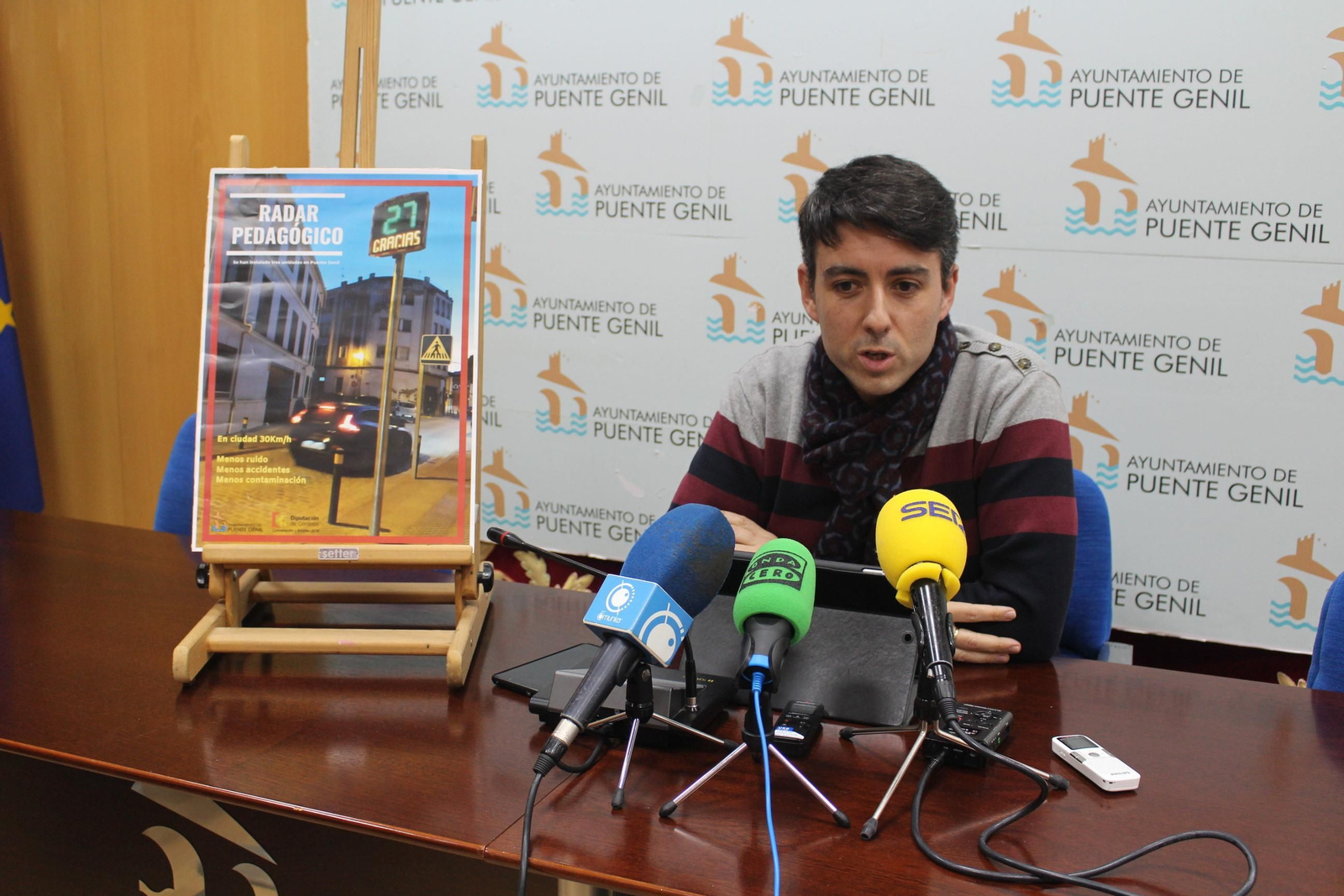 El concejal de Tráfico y Seguridad Ciudadana, José Antonio Gómez.