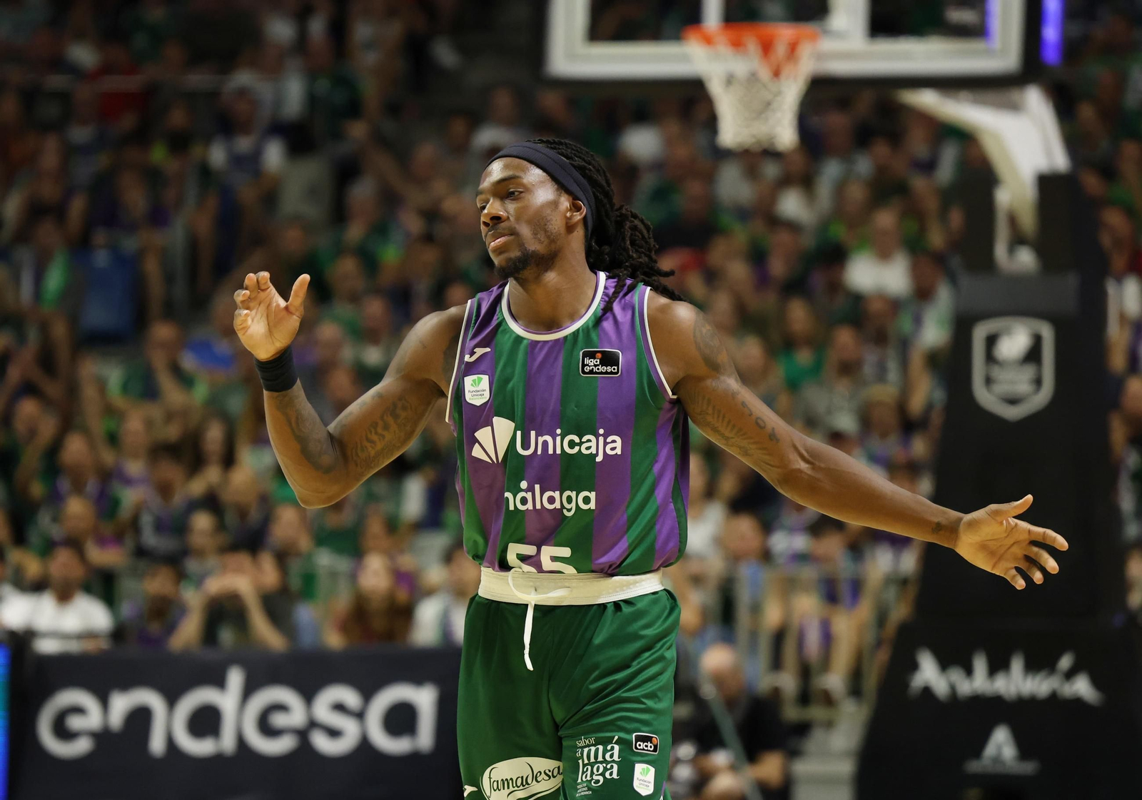 El Unicaja-Real Madrid, en fotos