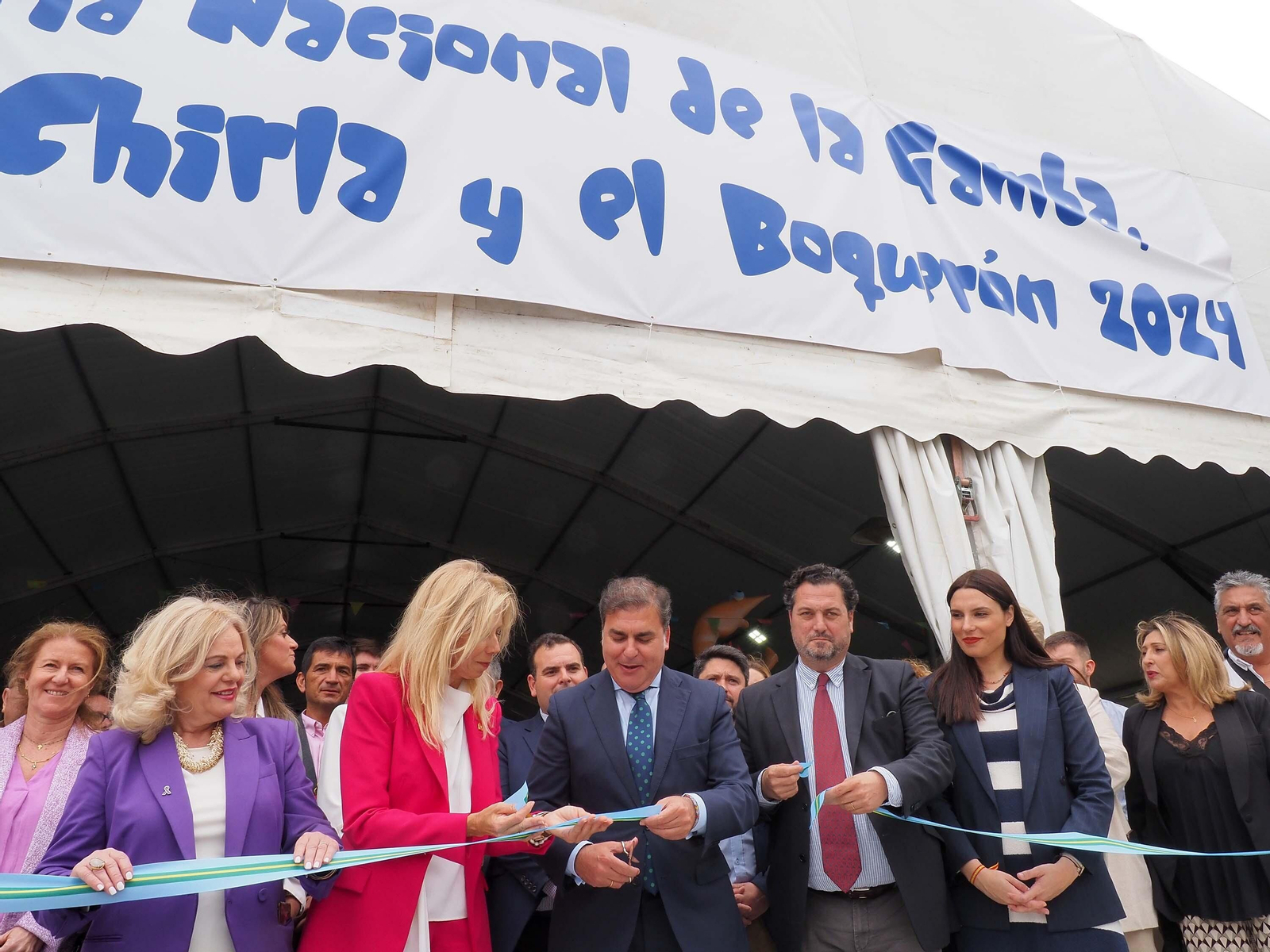 Las mejores fotografías del primer día de la Feria de la Gamba de Punta Umbría