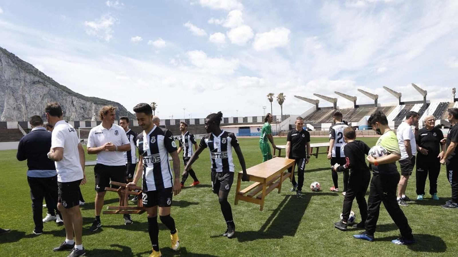 Las tomas falsas de la foto oficial de la Balona