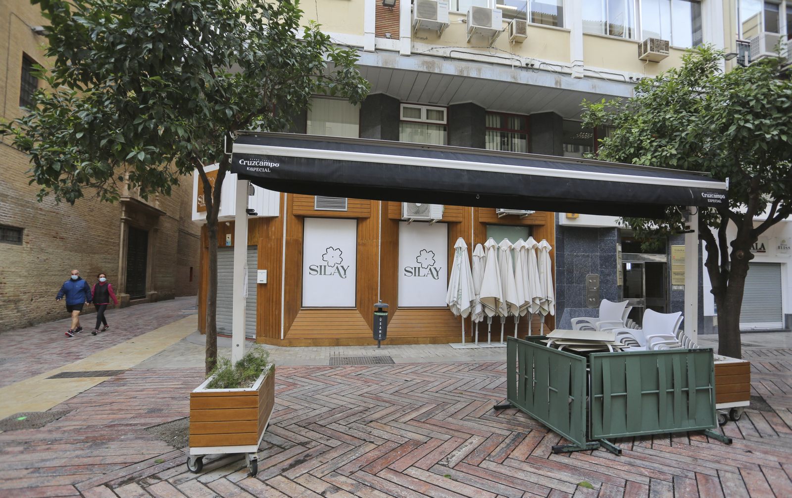 Málaga capital vive el primer día de su nuevo cierre