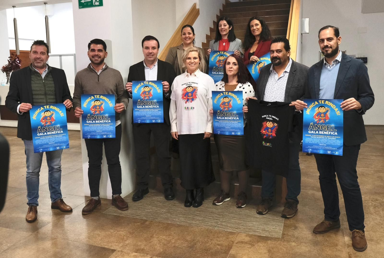 Presentación de la Gala solidaria en la Diputación de Huelva.