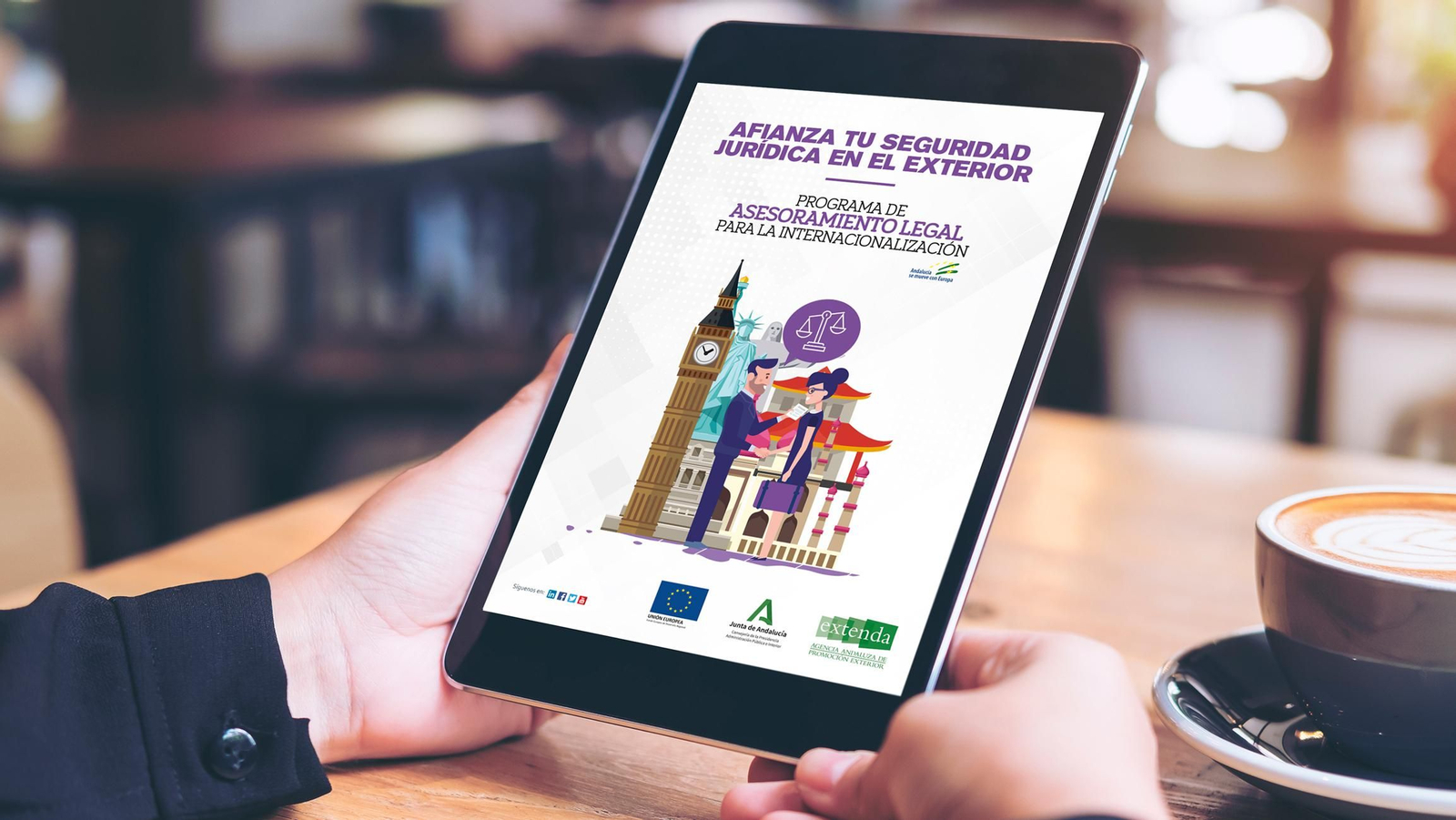 Aplicación creada por Extenda para ayudar a las empresas de Andalucía.