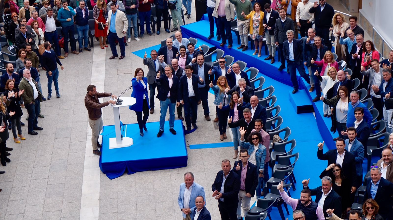 Bendodo en el acto de presentación de los candidatos.