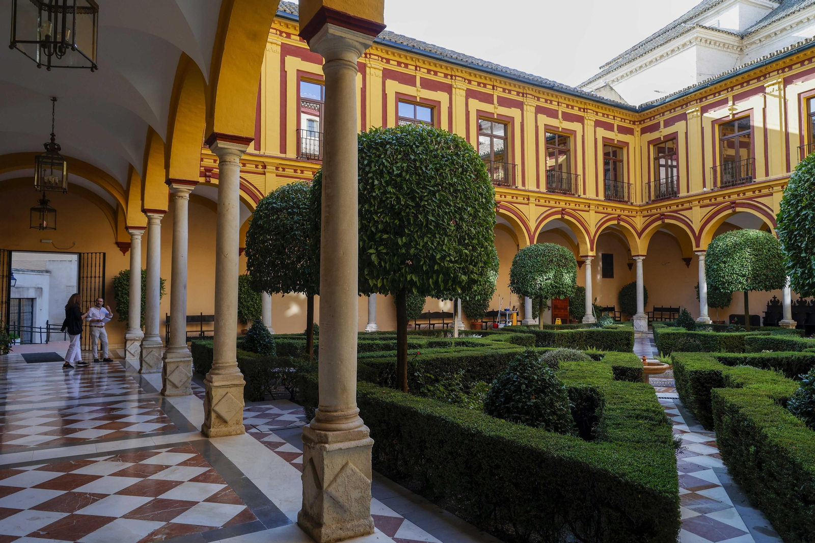 Imágenes de la visita al palacio de los Ponce de León