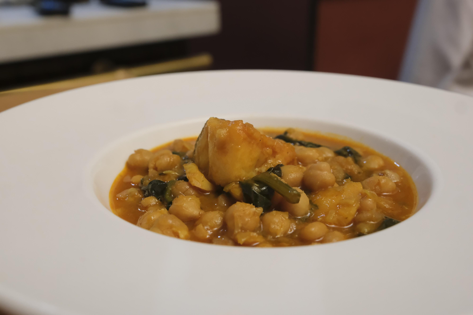 Potaje de bacalao con garbanzos