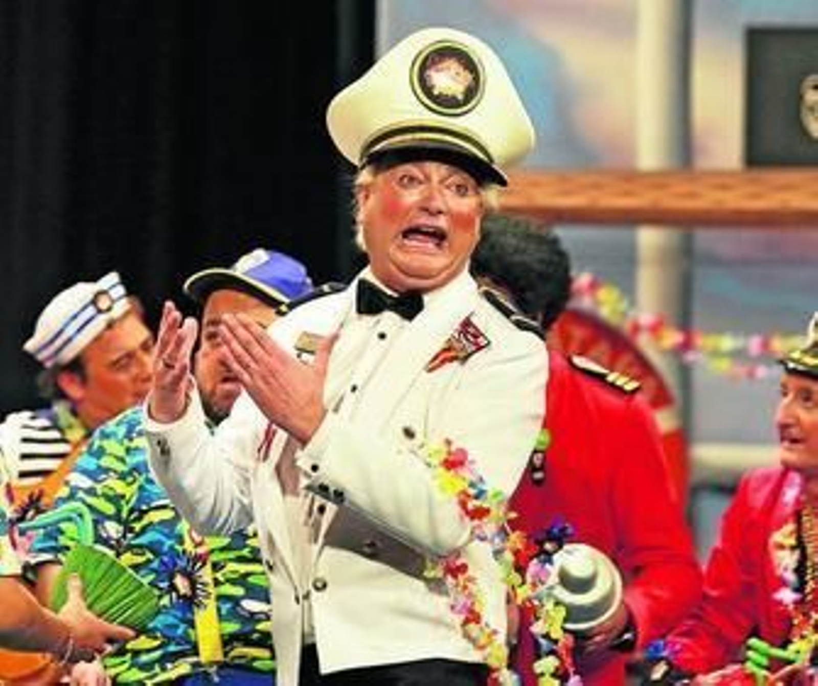 'El Sheriff', este año en su chirigota 'Los que vienen de marea'.