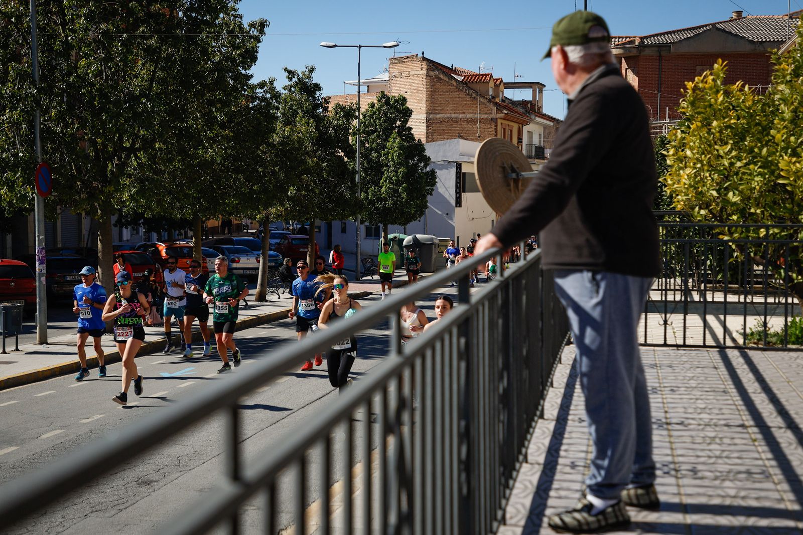 Encuéntrate en el inicio en Albolote del Gran Premio de Fondo de la Diputación