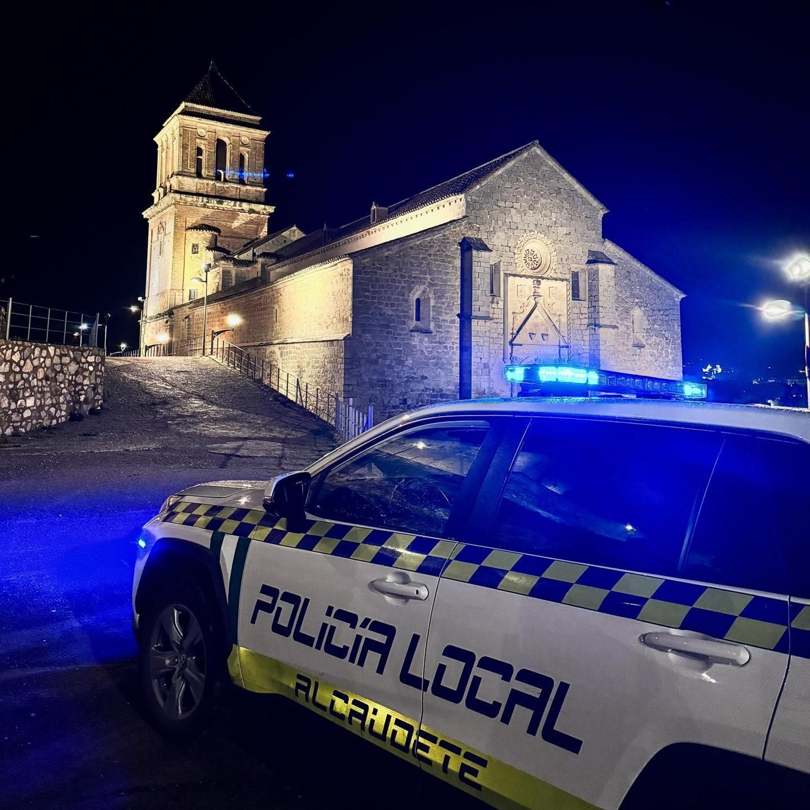 Vehículo de la Policía Local de Alcaudete.