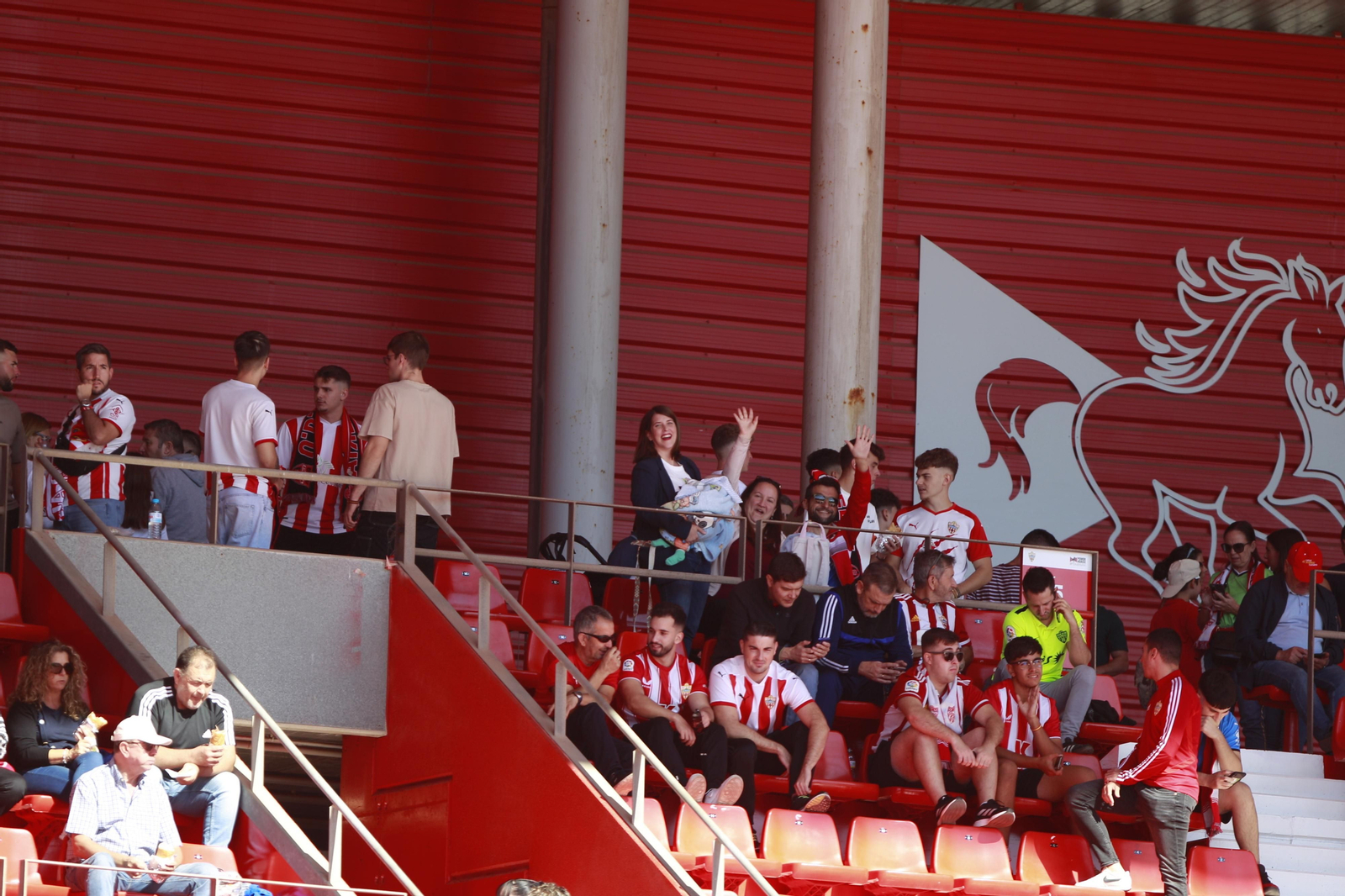 Imágenes del partido U.D. Almería-U.D. Las Palmas