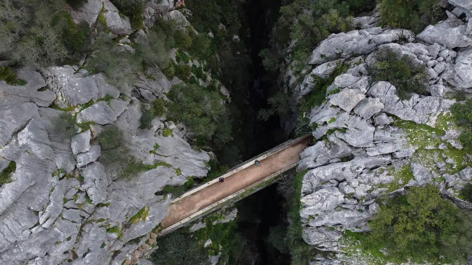 Vista aérea del Puente de los Alemanes.
