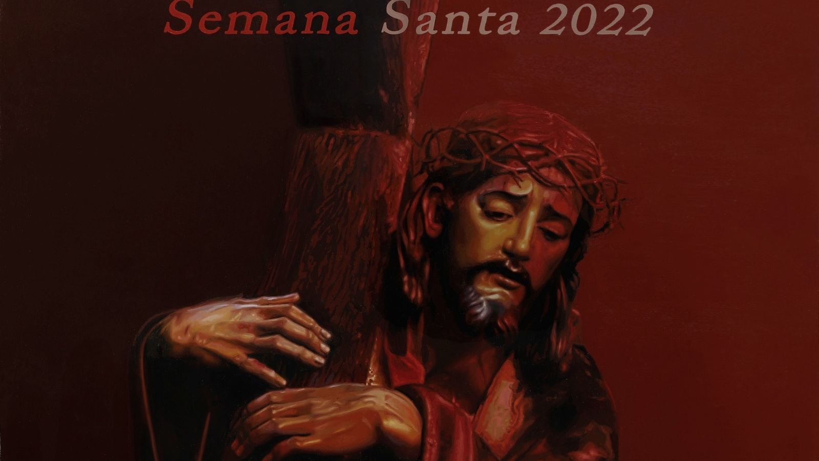 Cartel Semana Santa de Loja 2022 realizado por Fernando Vaquero.