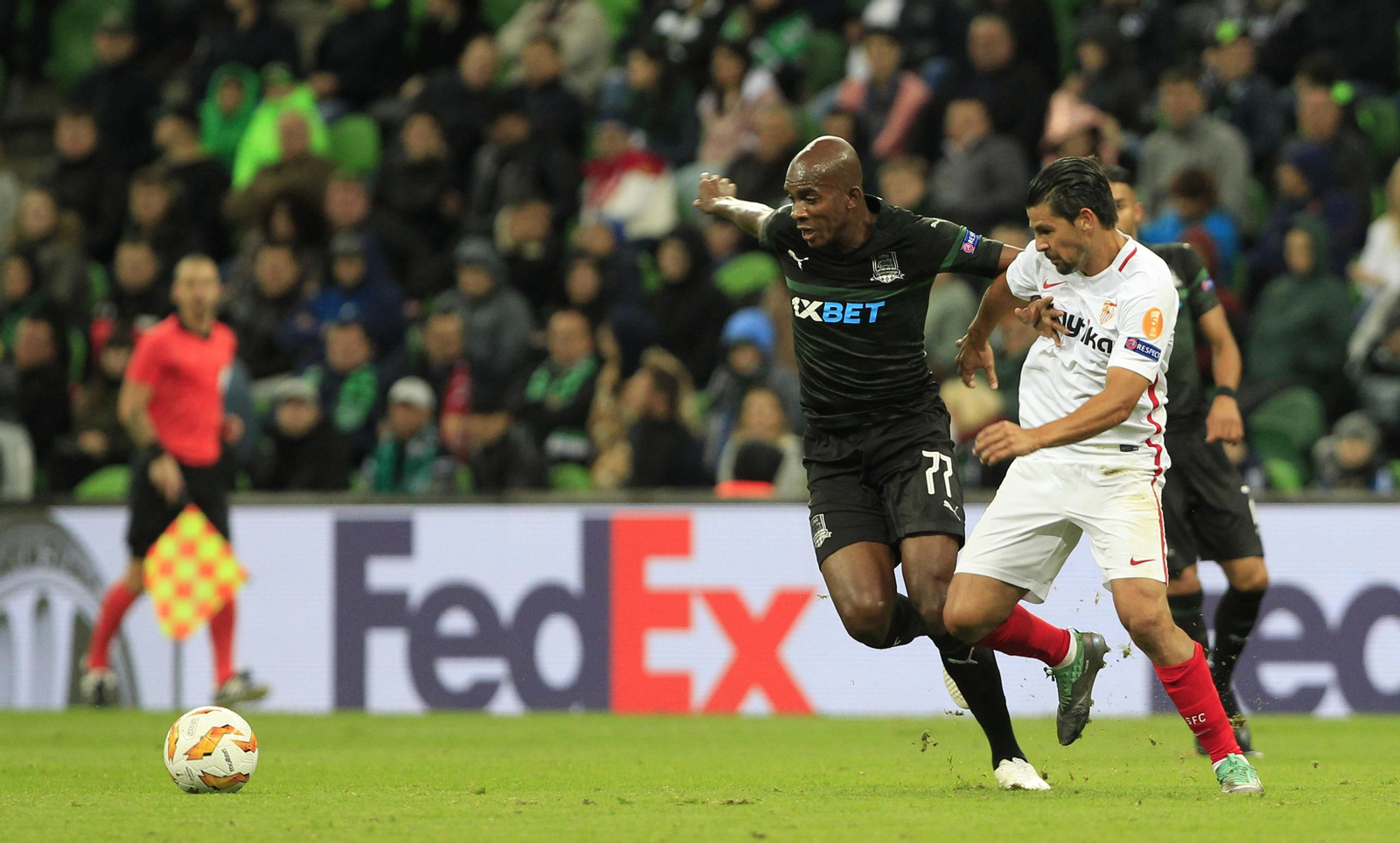 El Krasnodar-Sevilla FC, en imágenes