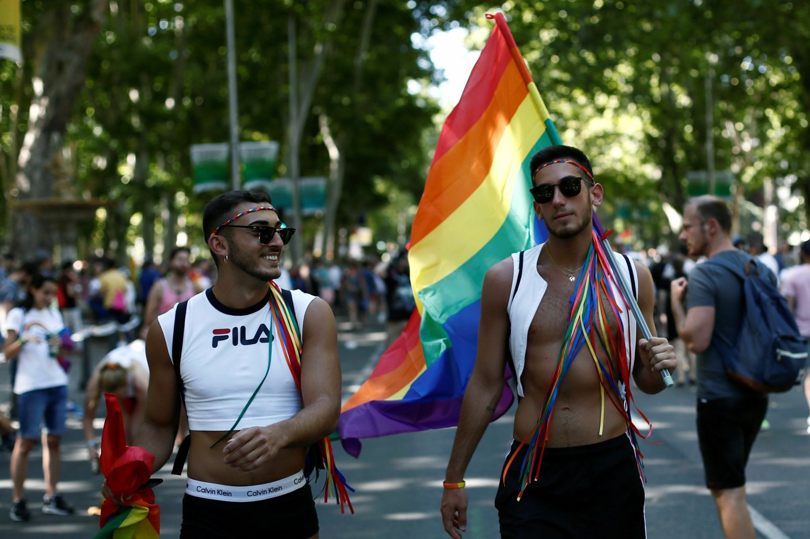Manifestación del Orgullo LGTBI en Madrid.