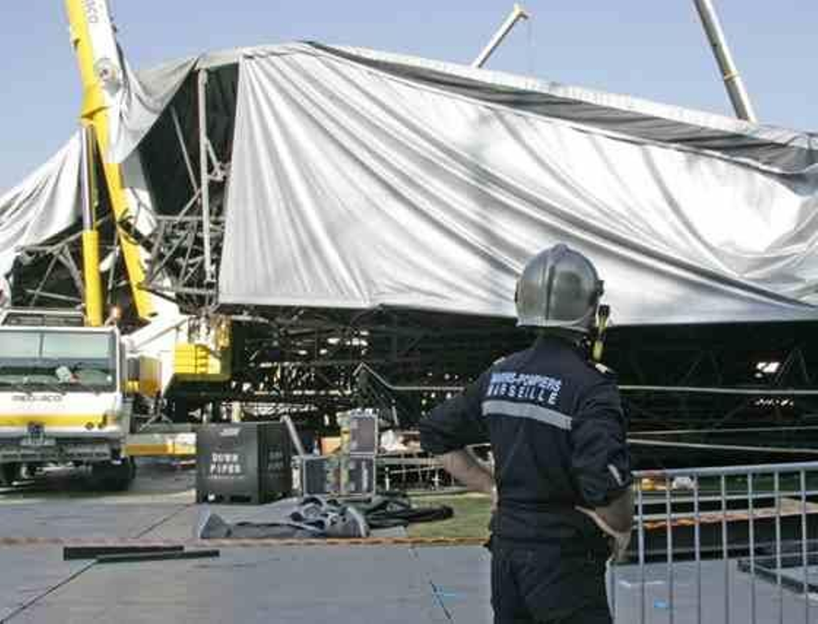 Muere un segundo obrero que montaba el escenario para Madonna en Marsella