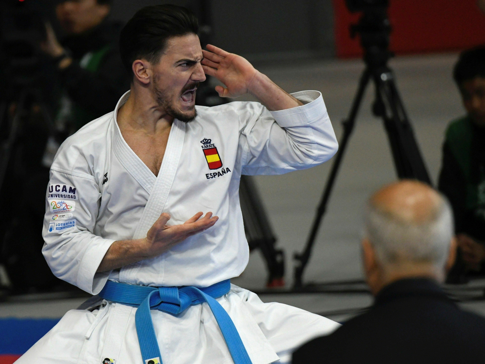 Damián Quintero, en el Mundial de Madrid. Damián Quintero, en el Mundial de Madrid.