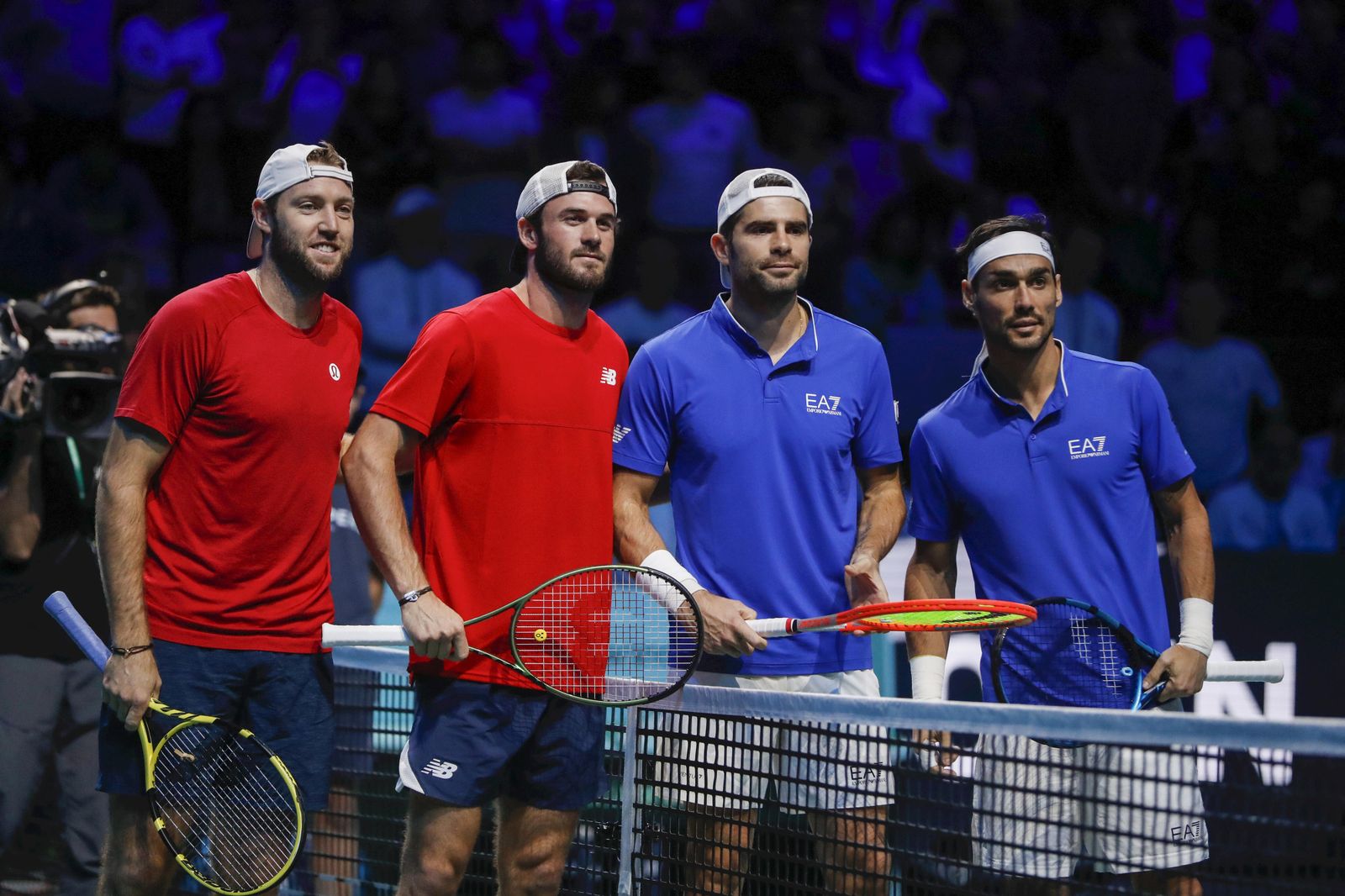 Italia-Estados Unidos de dobles en la Copa Davis de Málaga