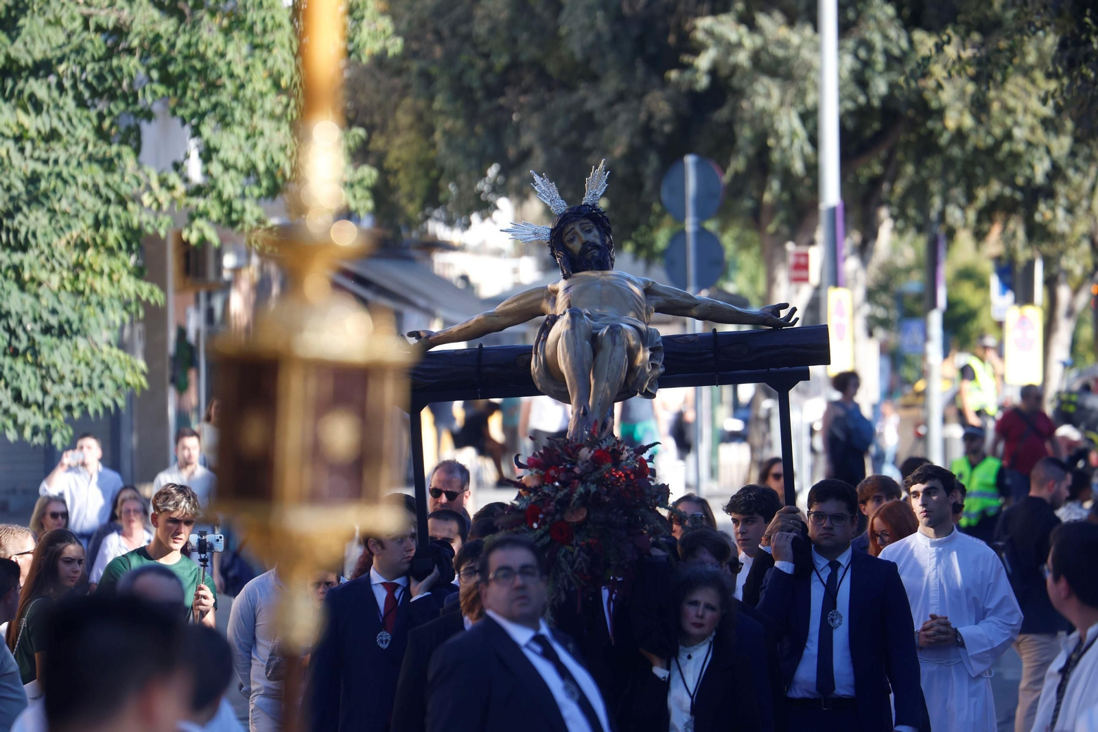 Santísimo Cristo de la Caridad de Pozoblanco, en el Magno Vía Crucis de Córdoba