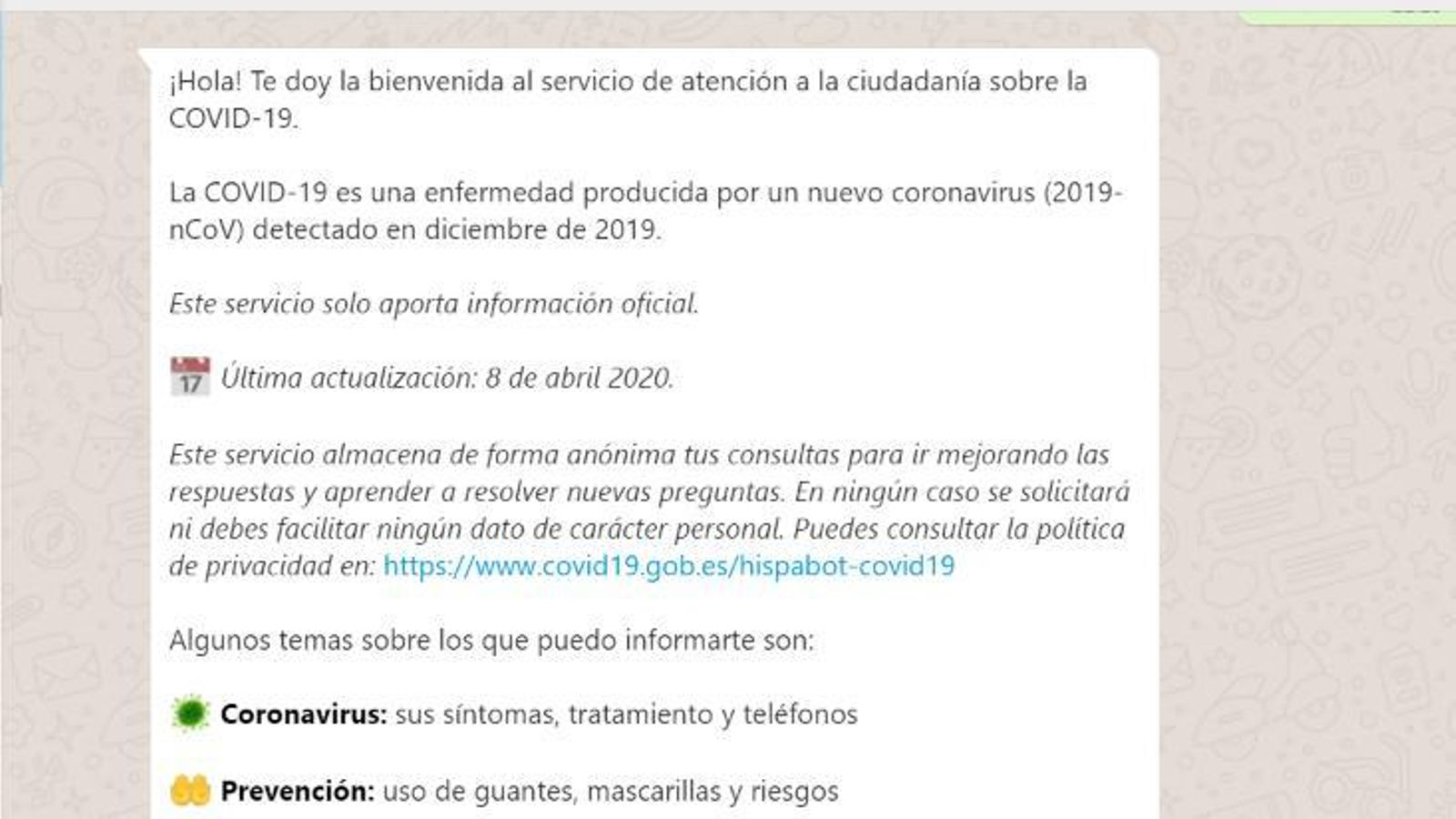 El uso de la inteligencia artificial en esta herramienta contribuirá a aportar respuestas oficiales y de confianza