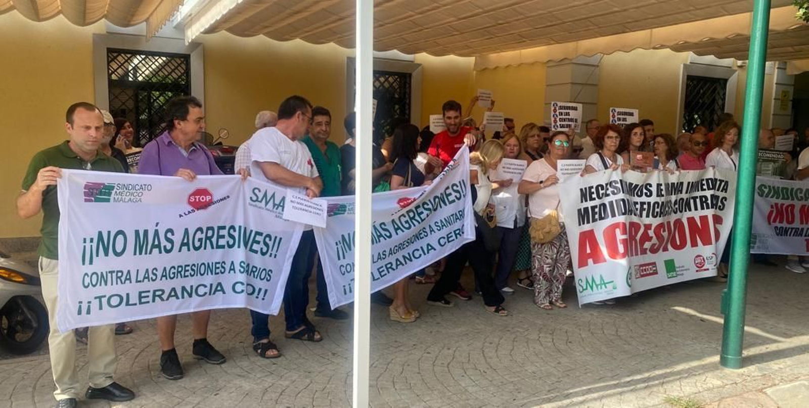 Protesta del Sindicato Médico de Málaga