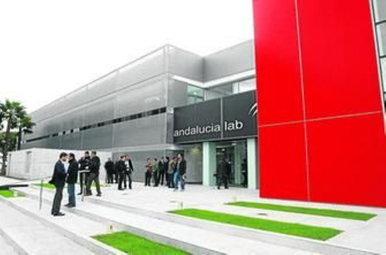 Entrada de la sede del Andalucía Lab.