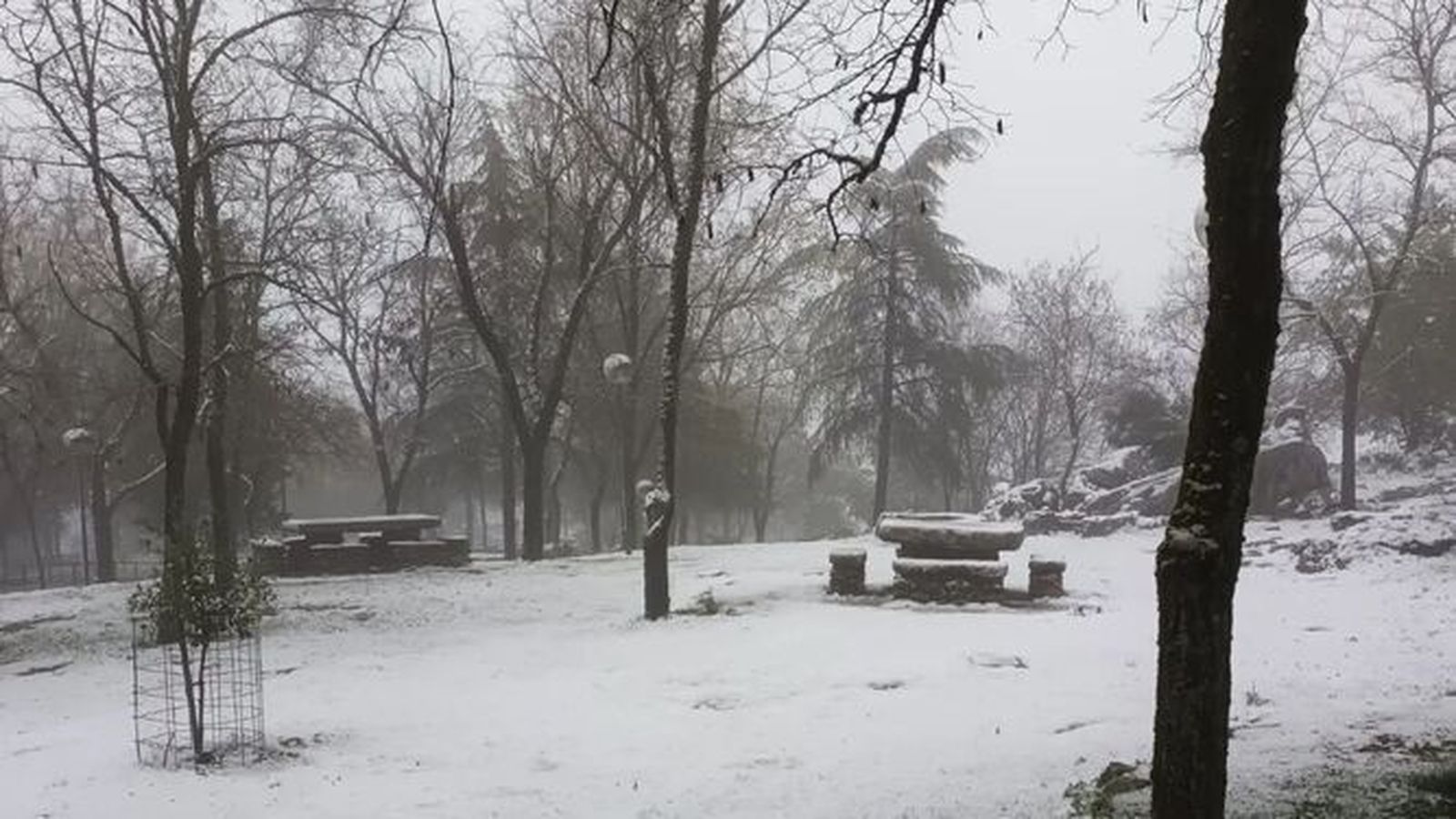 Nieve en el Picacho de Cabra, el pasado marzo.