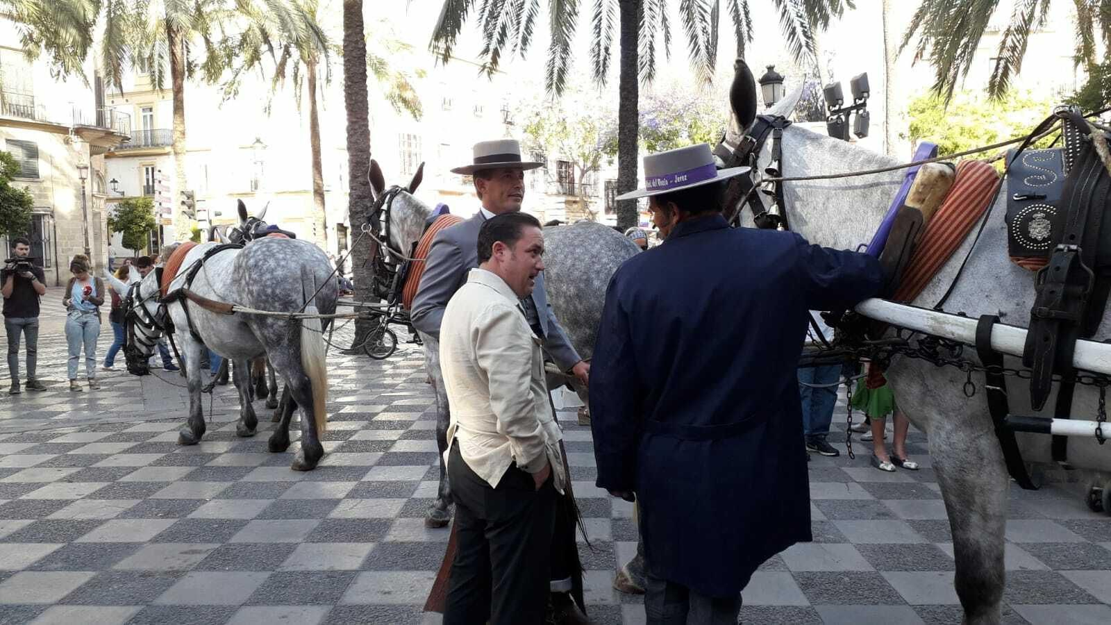 Las imágenes de la salida de la hermandad de Jerez al Rocío