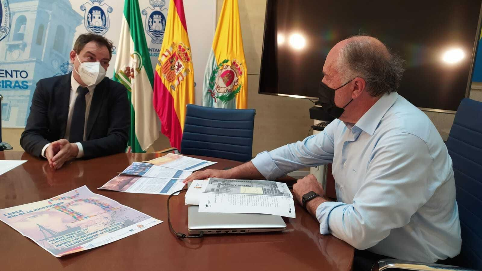 Juan Carlos Ocaña y José Ignacio Landaluce, reunidos.