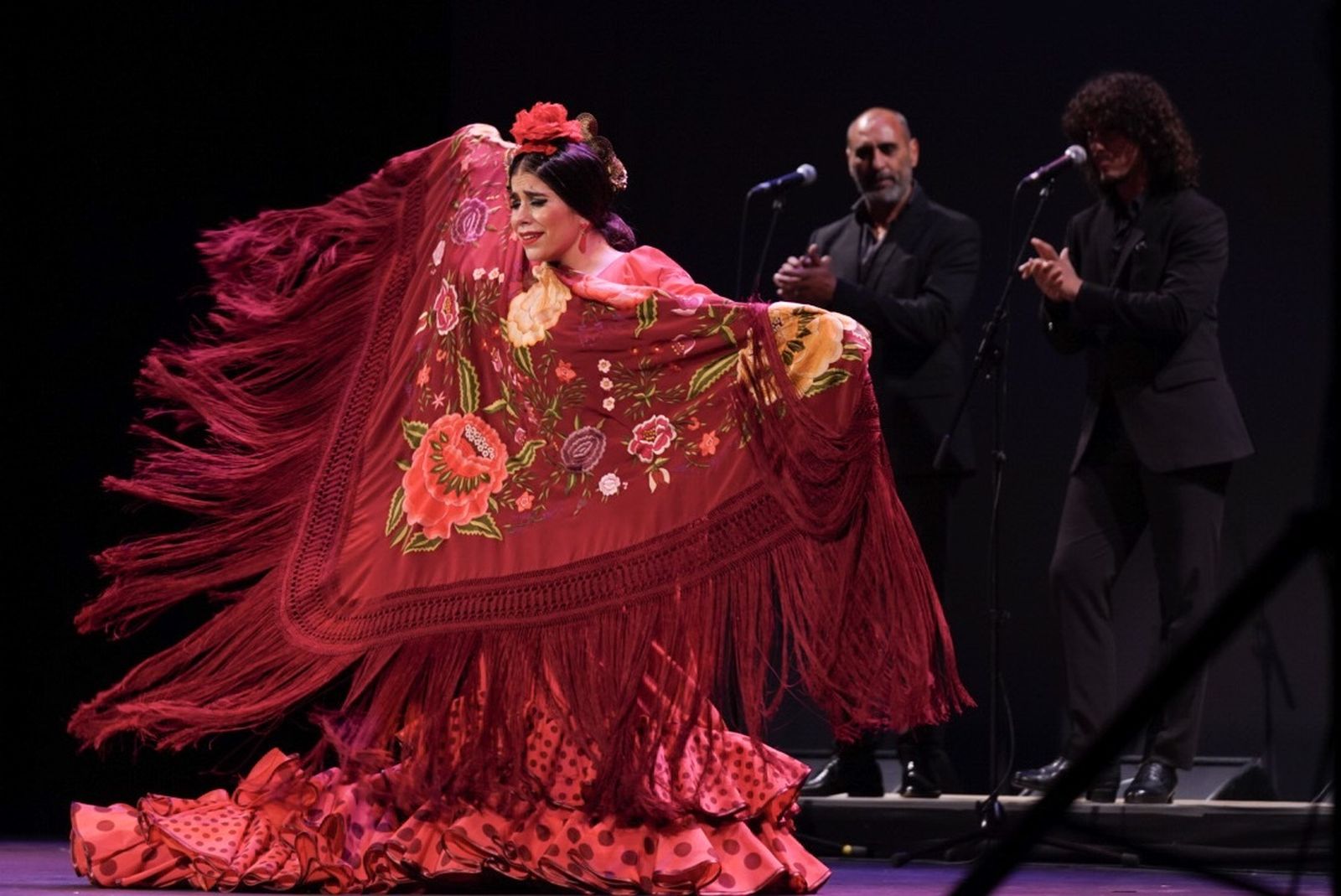 Una de los aspirantes en la categoría de baile.