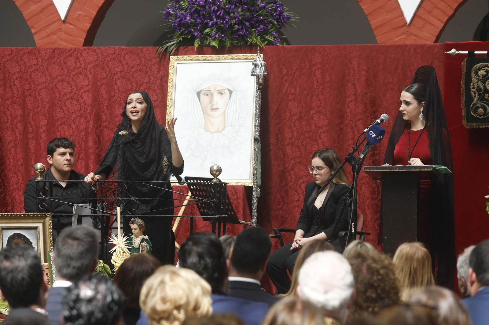 Exaltación de la Saeta de La Levantá a cargo de Noelia Perez, en imágenes