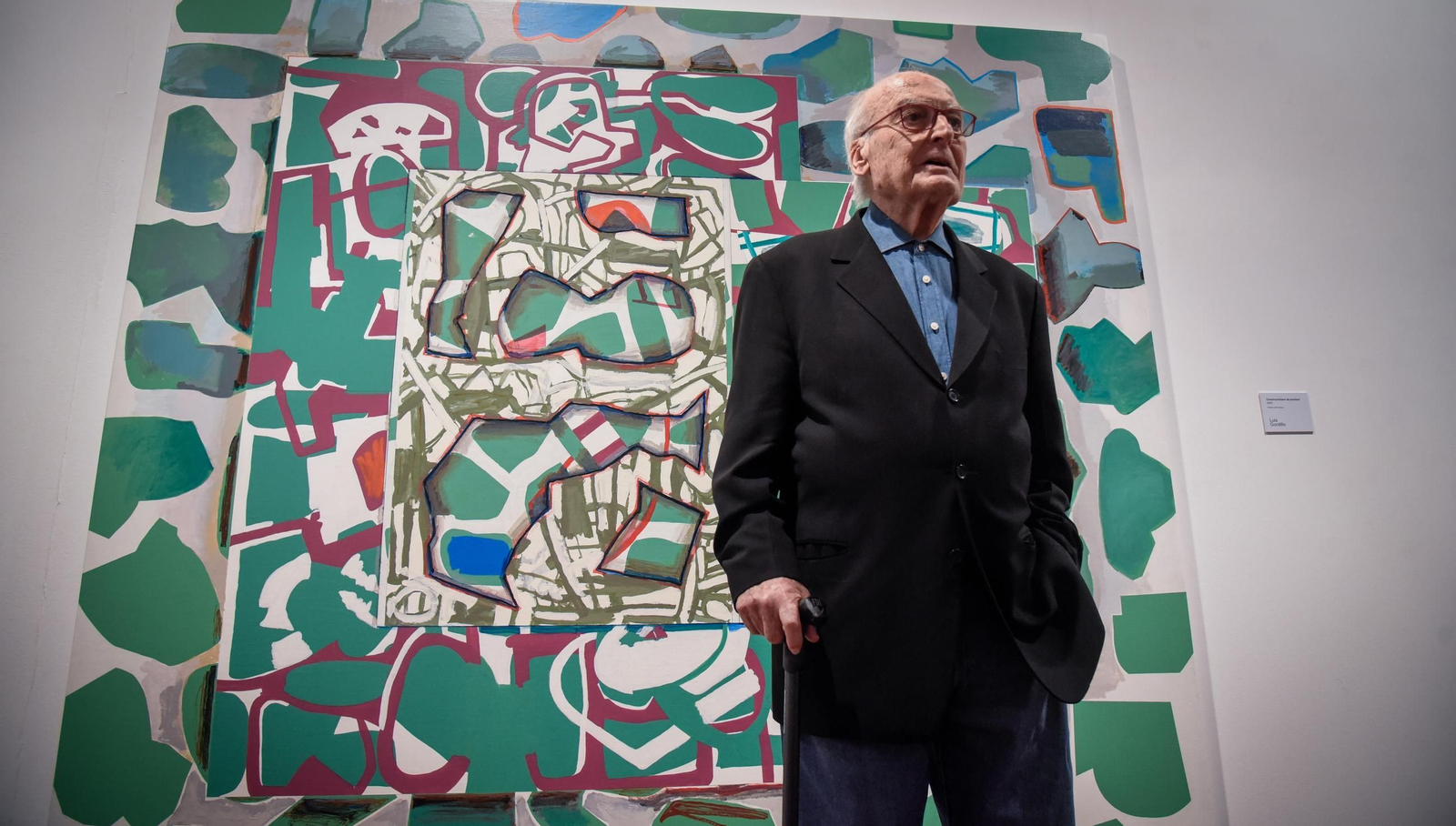 Luis Gordillo, Juan Uslé y Secundino Hernández inauguran la exposición Trifásico