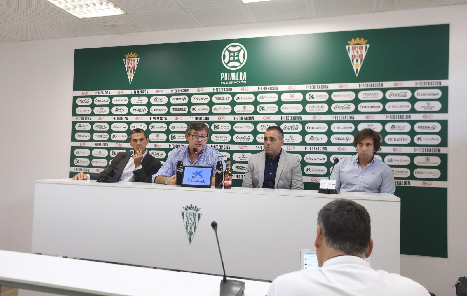 La renovación de Juanito y Germán Crespo con el Córdoba CF, en imágenes