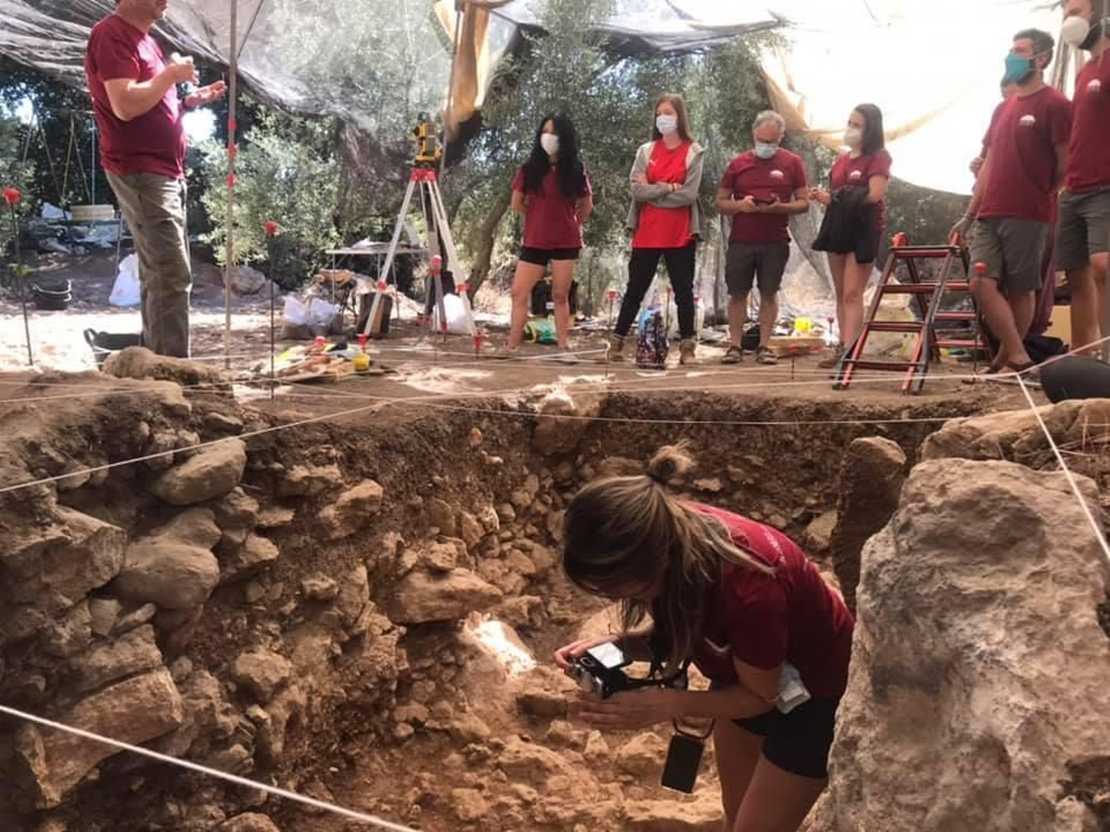 Excavación en Los Montes.