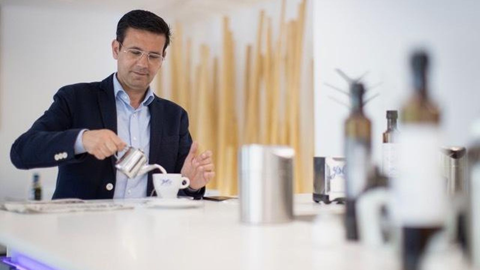 Paco Cuenca, durante el encuentro.