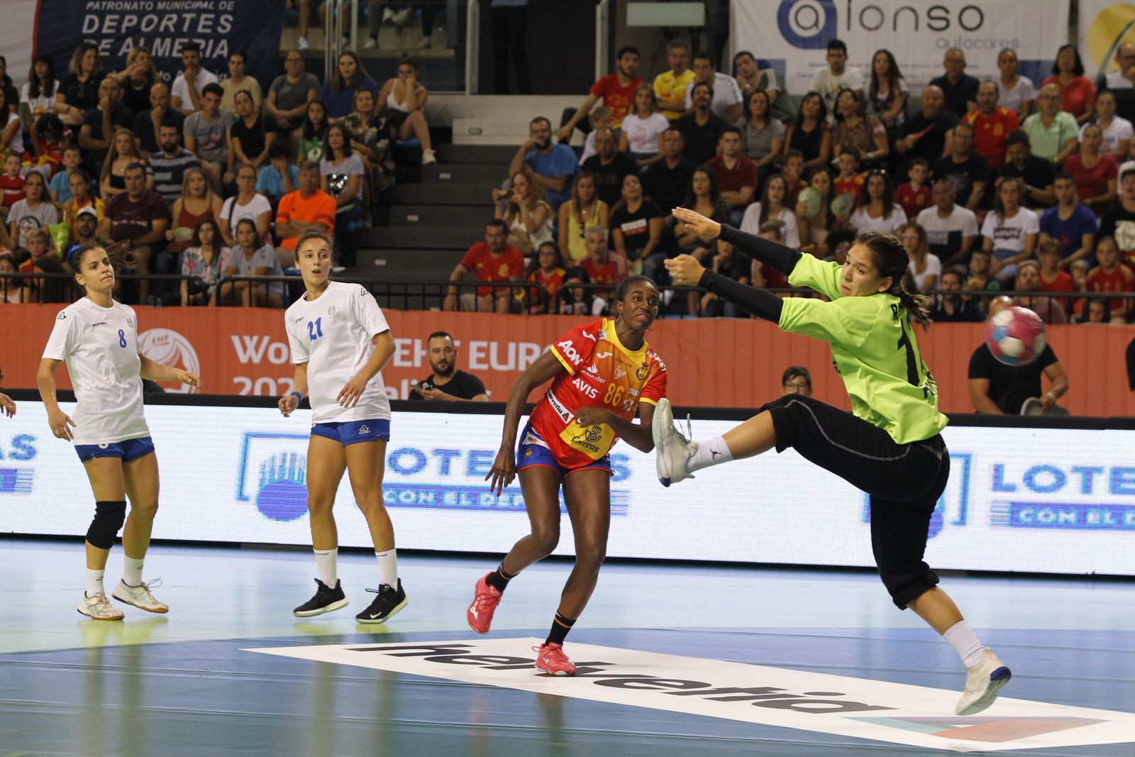 Fotogalería España-Grecia. Balonmano Femenino, fase clasificación Euro 2020