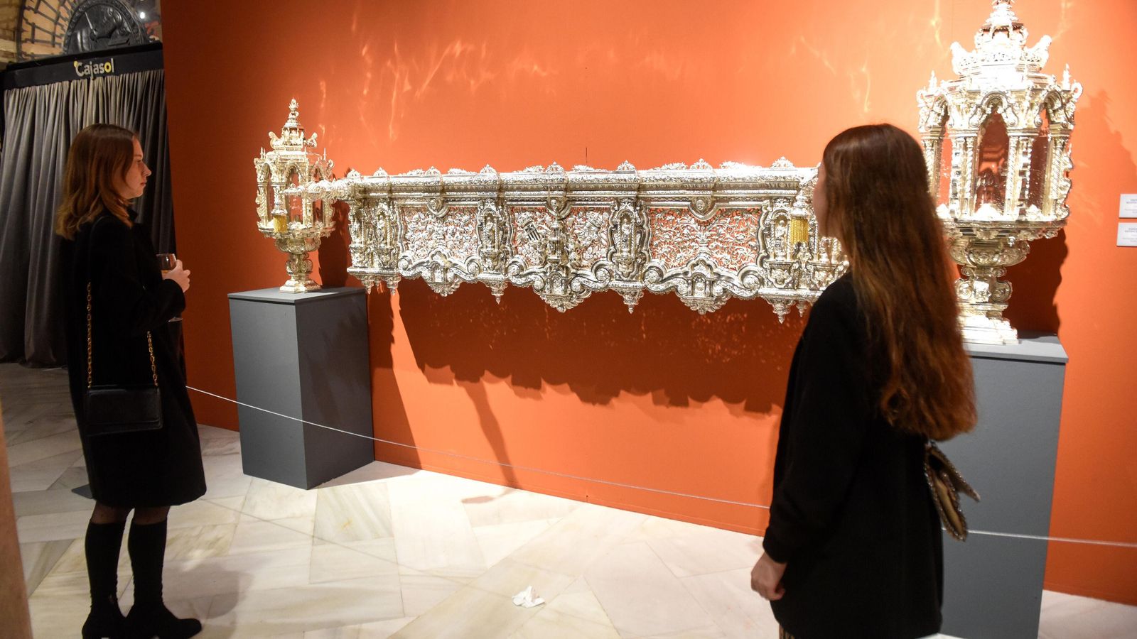 Piezas de orfebrería de los Hermanos Delgado.