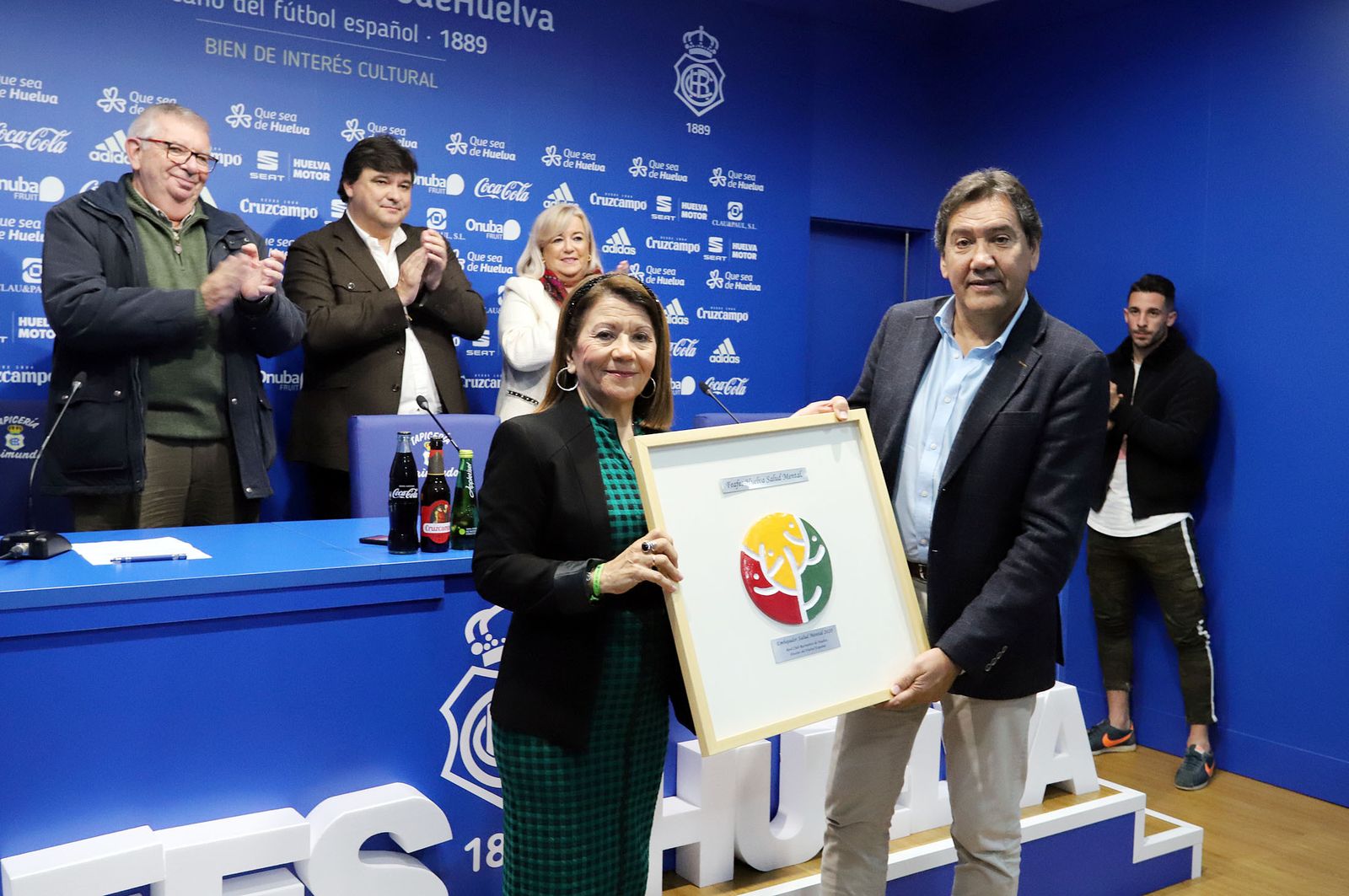 Imágenes del nombramiento del Recreativo de Huelva como embajador de Feafes