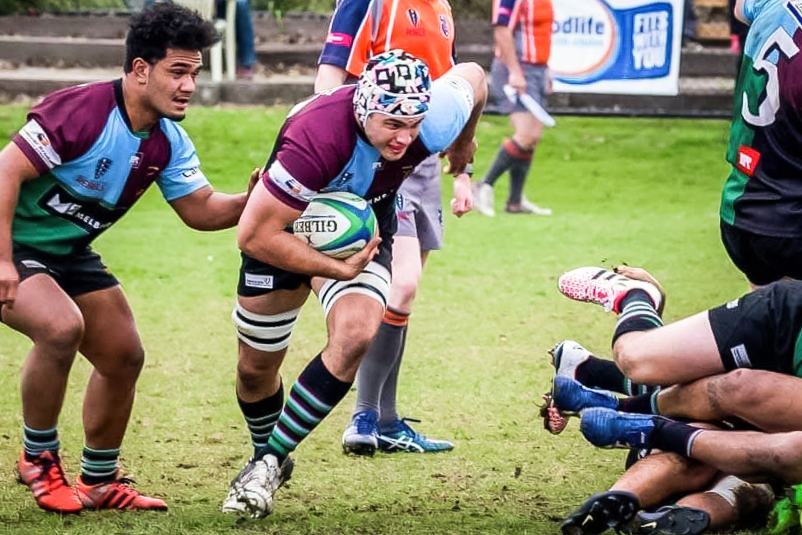 Tom Blake, en acción durante un partido.