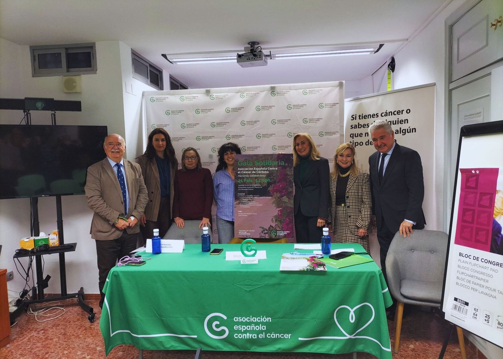 Presentación de la Gala Solidaria de la AECC en Córdoba