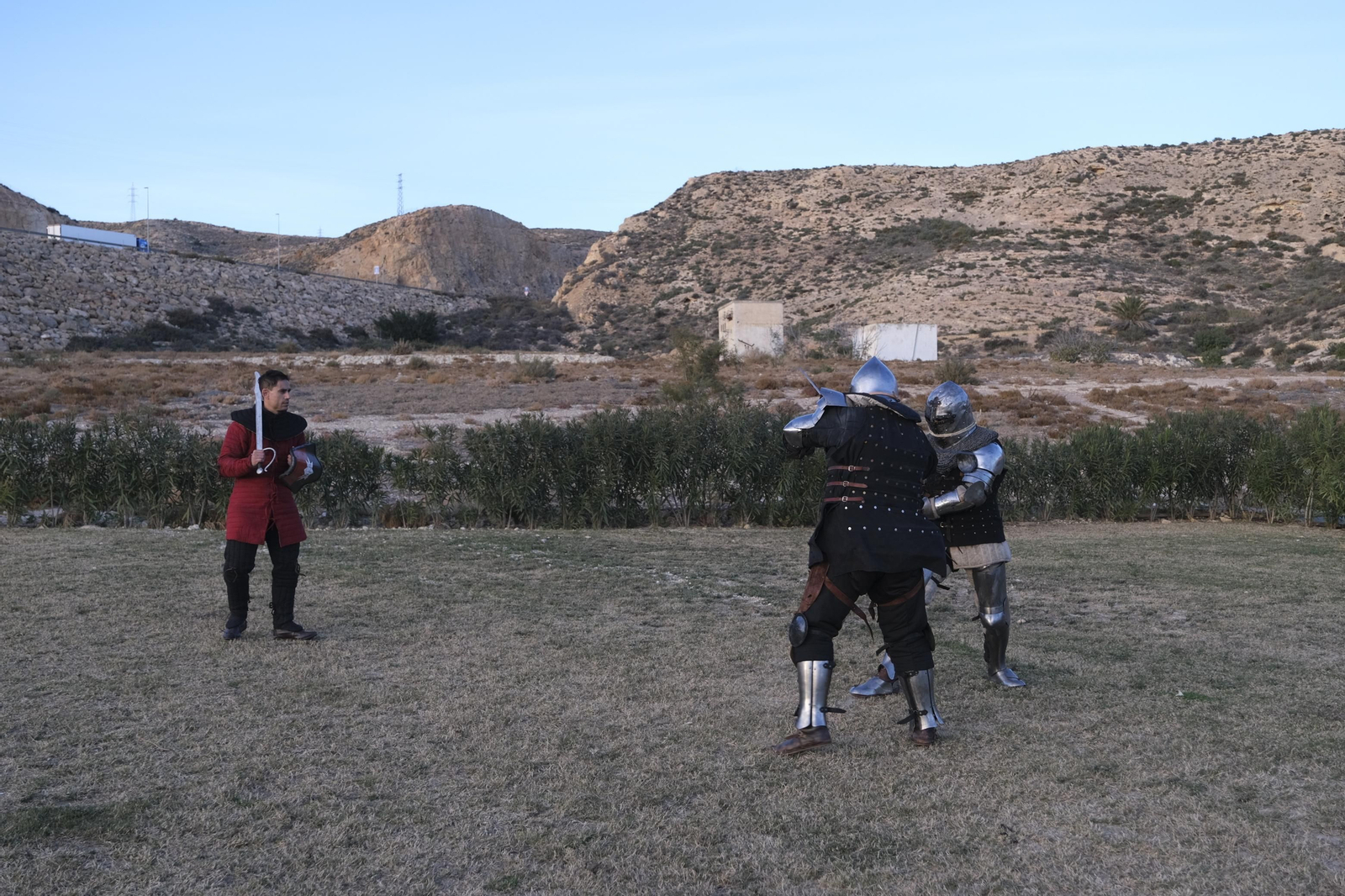 Fotogalería de los combates medievales en Almería