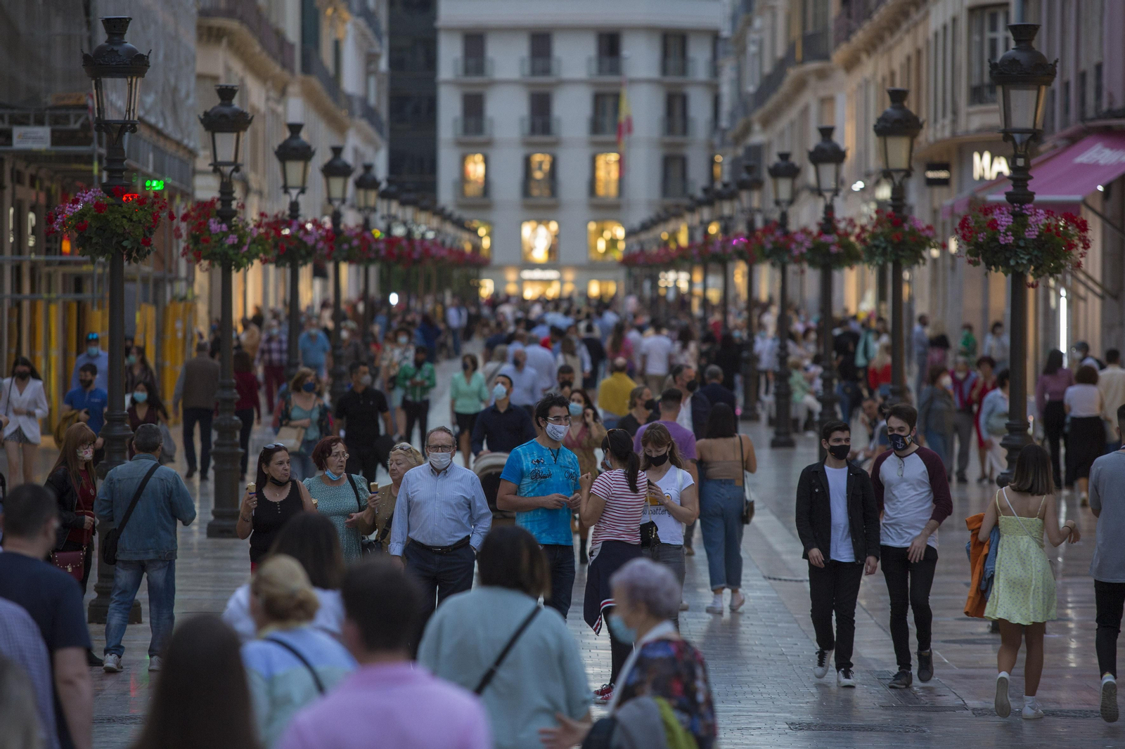 Fotos del adiós de Málaga al estado de alarma por el Covid