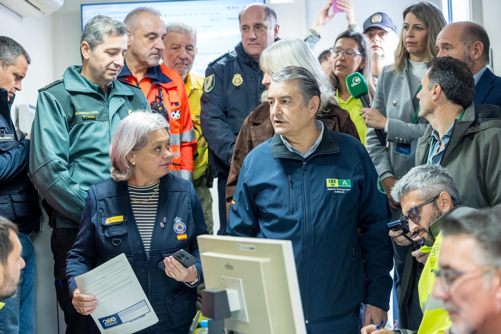 Todas las imágenes del simulacro de tsunami en Cádiz