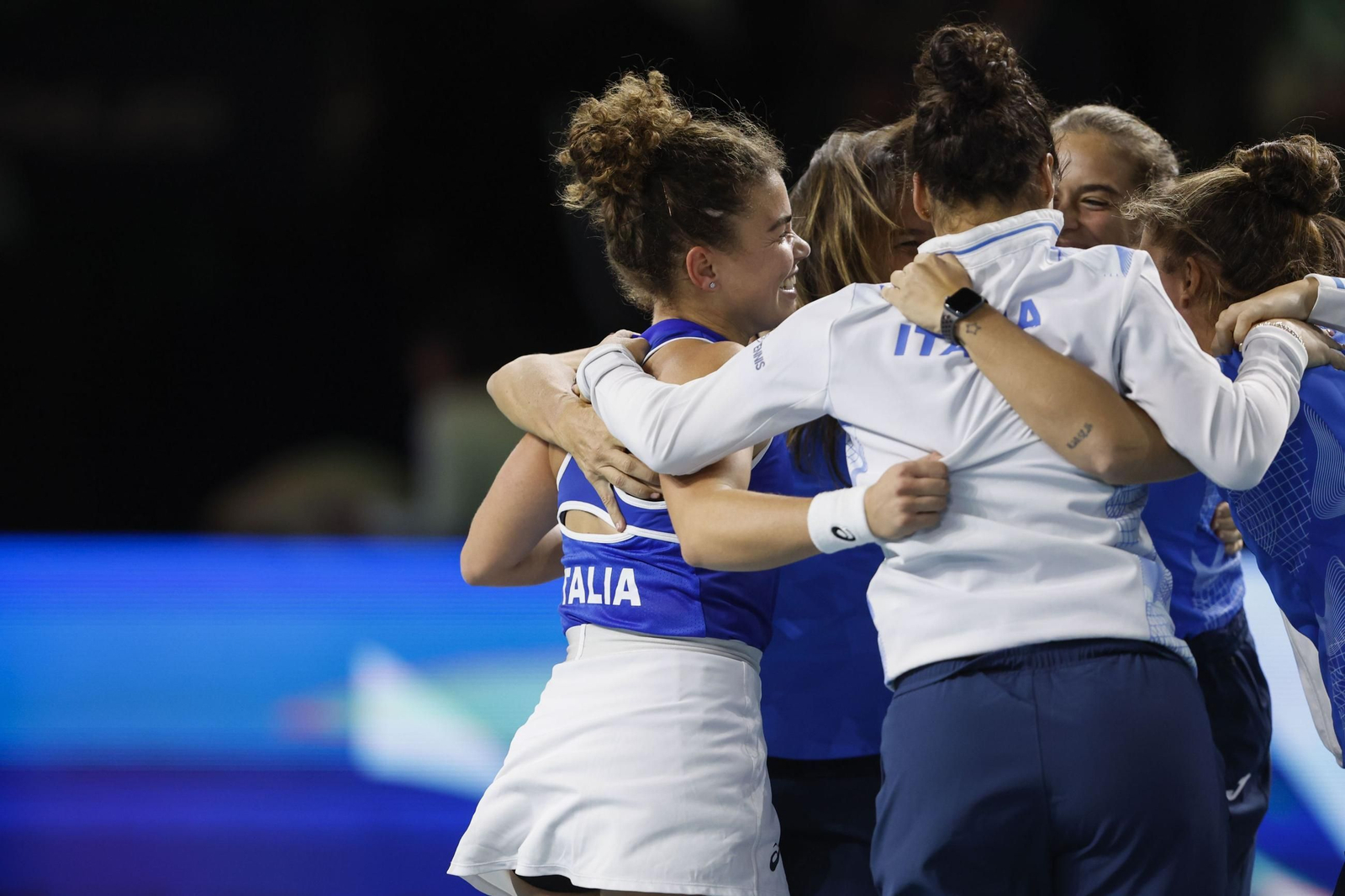 El Italia-Eslovaquia que coronó a las azzurri en Málaga, en fotos