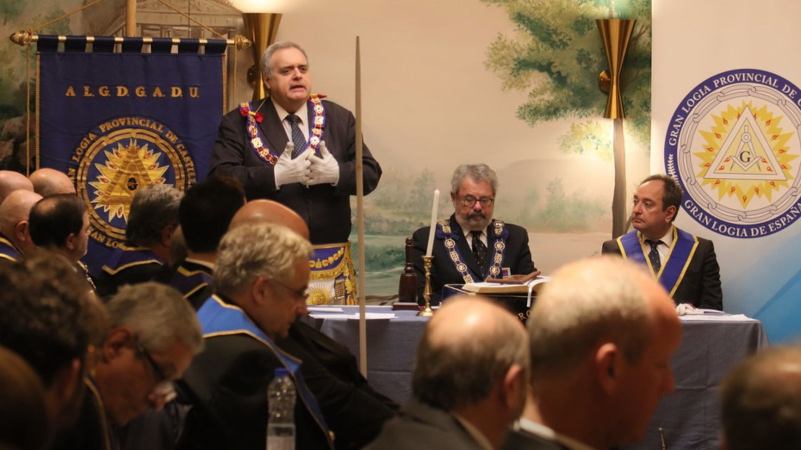Txema Oleaga es desde hace dos años Gran Maestro de la Gran Logia Española